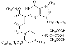 西地那非结构式