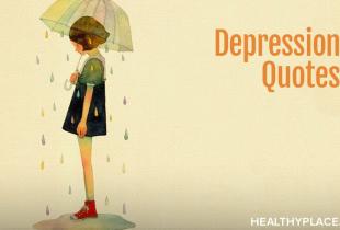 这些关于抑郁症和抑郁症的引号涉及疾病的不同方面。抑郁报价设置在美丽的，可共享的图像上。